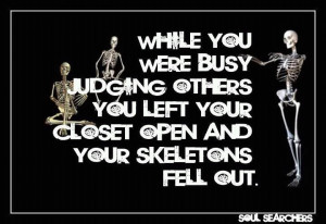 for all the people who judge others