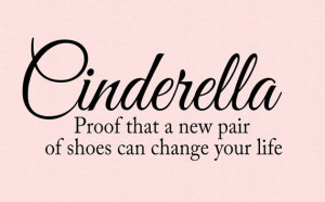 Cinderella Vinyl Lettering Wall Quote Decal by OZAVinylGraphics on ...