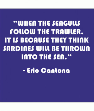 ERIC CANTONA QUOTE - Women's T-Shirt football t-shirts tees for footy ...