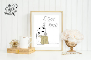 INSTANT DOWNLOAD, Charlie Brown Quote Halloween Printable, No. 155