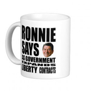 Ronald Reagan Liberty Quote Mug