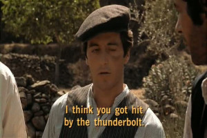 Think You got Hit By the Thunderbolt