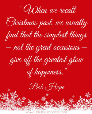 Christmas Quote by Bob Hope