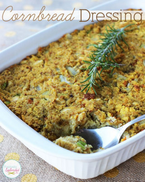 Delicious cornbread dressing is the perfect Thanksgiving side dish! I ...
