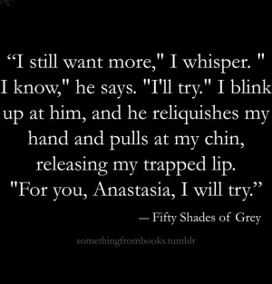 Oh Christian Grey, you melt my heart....