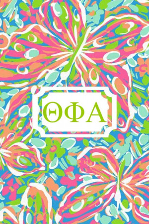 Theta phi alpha Lilly monogram iPhone background made with Monogram ...