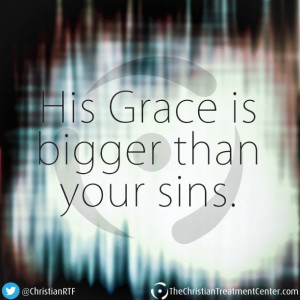 His Grace is bigger than your sins. #Grace #GodsGrace #Faith