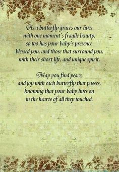 Miscarriage Poems Butterfly...