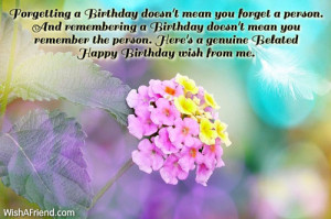 Quotes About Forgettinga Friend http://www.wishafriend.com/birthday/id ...