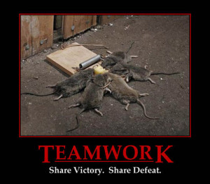 Motivational posters funny teamwork