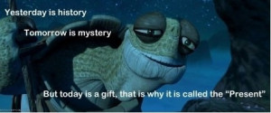 wise quote from Master Oogway