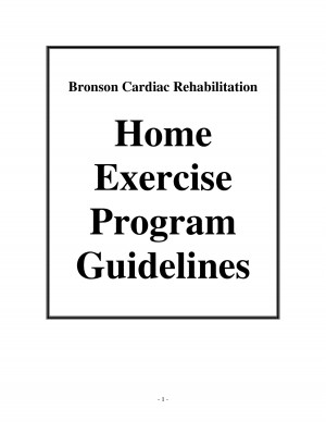 Cardiac Exercise Home Rehabilitation Program picture