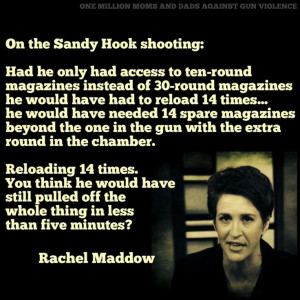 Thanks to Rachel Maddow for this quote.