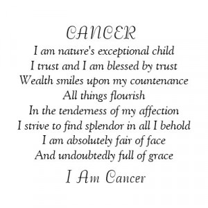 find out about cancer characteristics and cancer personality traits as ...