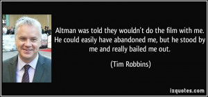 More Tim Robbins Quotes