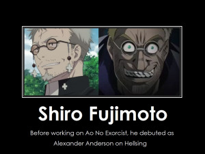 ... , Ao no Exorcist, Fujimoto Shirou, Alexander Anderson, Facial Hair