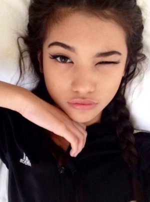 eyebrow and liner on fleek