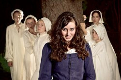 Sarah Lasko (Abigail Williams) in The Crucible. Photo by Cameron ...