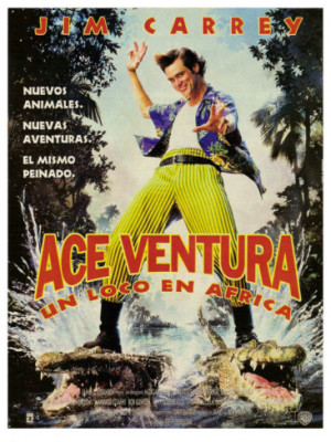 Ace Ventura: When Nature Calls, Argentine Movie Poster, 1995 Stretched ...