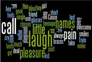 the bully poem don t laugh at me don t call me names don t take your ...