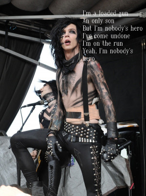 Black veil brides~nobody's hero by amandapanda333