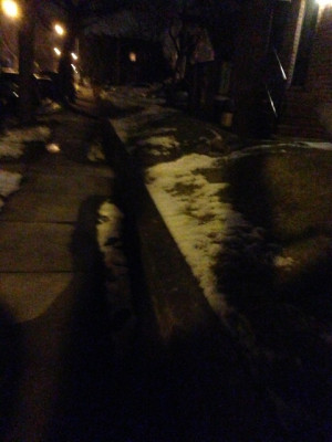 Random Pic I took last night w/ The Crow face??