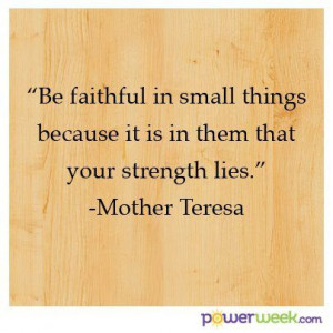 faith #strength #quotes #motherteresa www.womenforone.com
