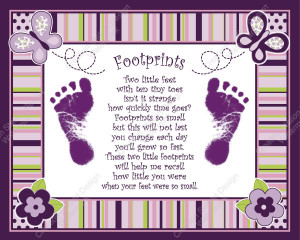 Baby Footprints Poem