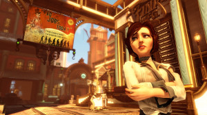 BioShock Infinite Screenshots: Motorized Patriot, Elizabeth