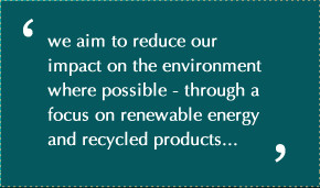 ... Our Impact On The Environment Where Possible - Environment Quote