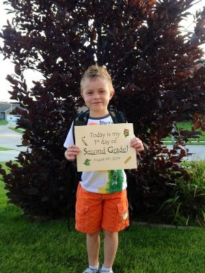 First Day of Second Grade! by minnie
