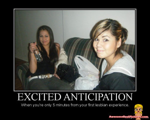 ... Funny, Motivational And Demotivational Poster - Excited Anticipation