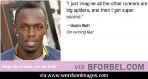 Quotes by usain bolt