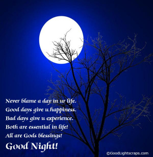 Good night nice quote