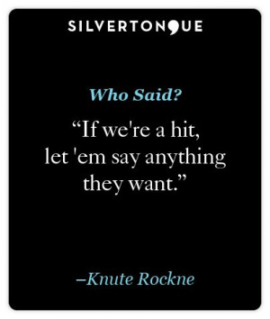 Knute Rockne #quote #WhoSaid #KnuteRockne 11.5.13