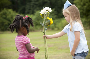 Displaying 18> Images For - Children Giving Flowers...
