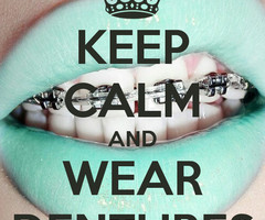 KEEP CALM AND WEAR DENTURES - KEEP CALM AND CARRY ON Image Generator ...