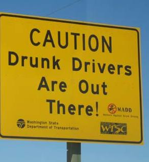 that out of every 2,000 drunk drivers on the road at any time, only 1 ...