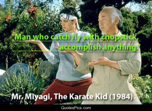 Catch fly with chopstick – The Karate Kid