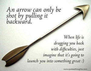 life motivational inspirational quotes thoughts arrow difficulties ...