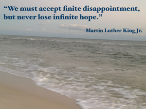 Quote Martin Luther King, Jr. on hope.