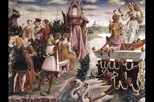 Italian Renaissance Gown Back