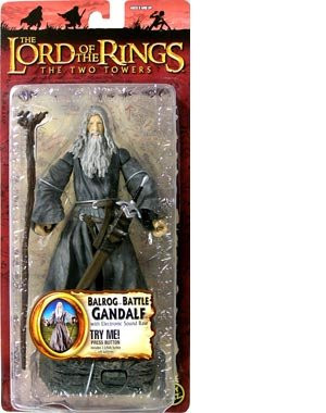 ... of the Rings Two Towers Talking Balrog Battle Gandalf Action Figure