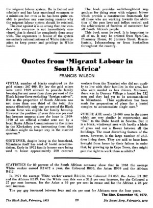 Quotes from 'Migrant Labour in South Africa' by gyvwpsjkko