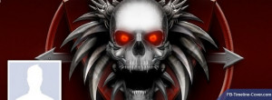 This timeline cover: Skull Red Eyes Scary Evil brought to you by fb ...