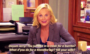tv parks and recreation amy poehler leslie knope animated GIF