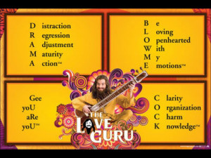 2008 the love guru poster