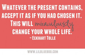 Eckhart Tolle quote via lilblueboo.com