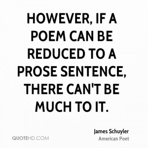 James Schuyler Poetry Quotes