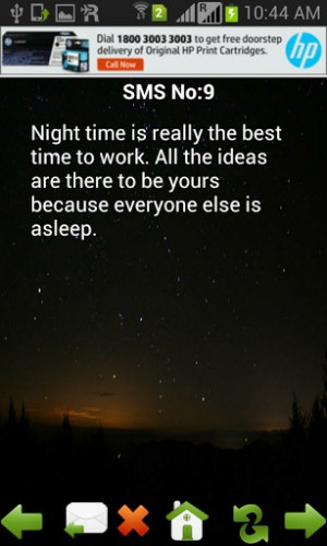 View bigger - Good Night Quotes for Android screenshot